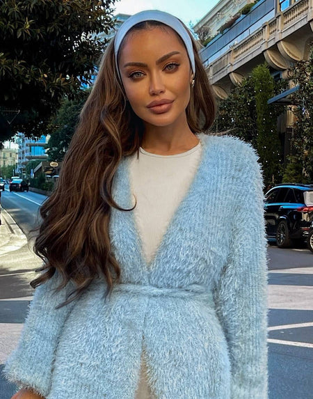 Knit Thick Stretchy Hairband - BEYAZURA.COM