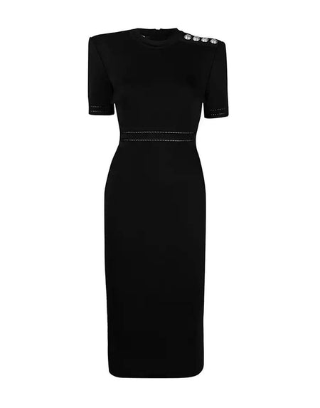 Knitted Bodycon Dress - BEYAZURA.COM
