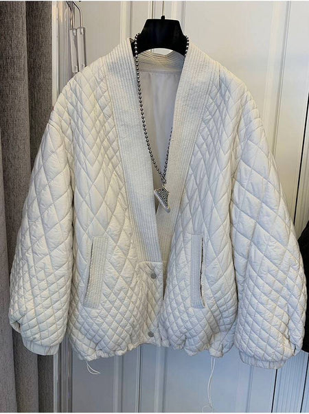 Loose Fit Down Parka - BEYAZURA.COM