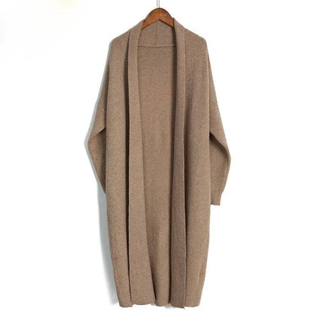 Lux Soft Long Batwing Cardigan - BEYAZURA.COM