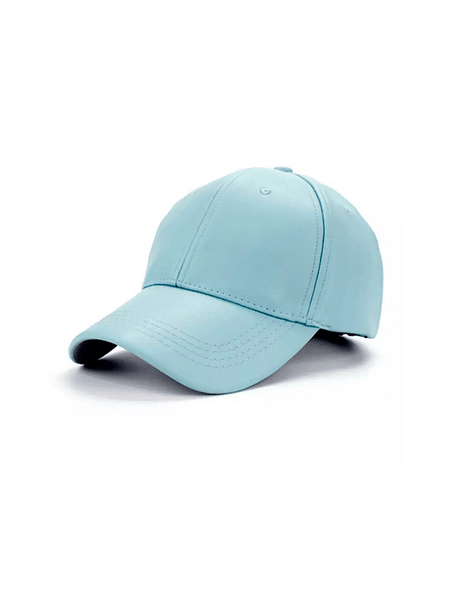 PU Leather Adjustable SnapBack Closure Cap - BEYAZURA.COM