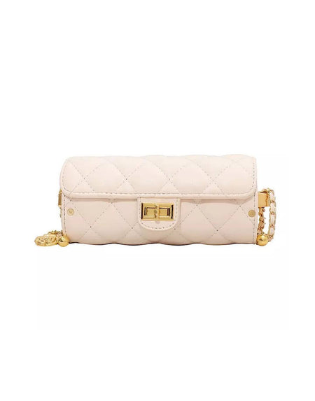 PU Leather Barrel Quilted Bag - BEYAZURA.COM