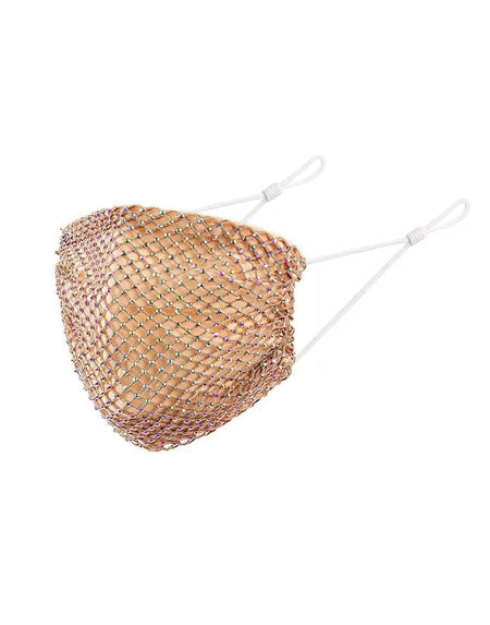 Reusable Rhinestoned Face Mask - BEYAZURA.COM