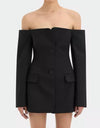 Sexy Off Shoulder Blazer Dress - BEYAZURA.COM