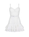 

Ruffle Short Embroidery Summer Dress - BEYAZURA.COM