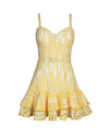 

Ruffle Short Embroidery Summer Dress - BEYAZURA.COM