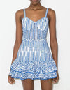 

Ruffle Short Embroidery Summer Dress - BEYAZURA.COM