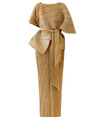 Two Piece Long Dress And Blouse Set - BEYAZURA.COM