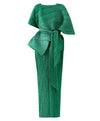 Two Piece Long Dress And Blouse Set - BEYAZURA.COM