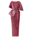 Two Piece Long Dress And Blouse Set - BEYAZURA.COM