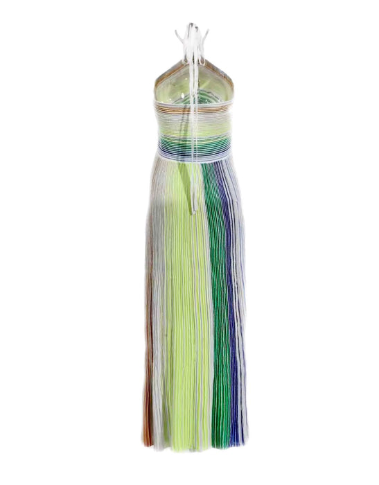 Halter Knit Long Dress