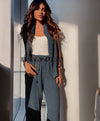 Plain Knitted Loose Fit Pants And Sweater Set - BEYAZURA.COM