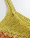 Zig Zag Knitted Maxi Dress - BEYAZURA.COM