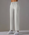 High Waist Wide Leg Flare Pants with Pockets - BEYAZURA.COM