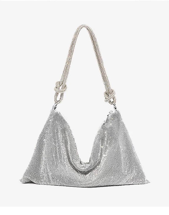 Bedazzled Shiny Crystal Evening Bag - BEYAZURA.COM