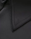 Black Silky Satin Loose Pants Shirt Set - BEYAZURA.COM