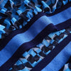 Blue Print Cut Out Waist Maxi Dress - BEYAZURA.COM