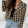 Brown and Black Tweed Jacket - BEYAZURA.COM