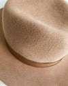Brown Luxury Australian Wool Fedora Hat - BEYAZURA.COM