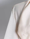 Button Down Ruffle Skirt Shirt Dress - BEYAZURA.COM