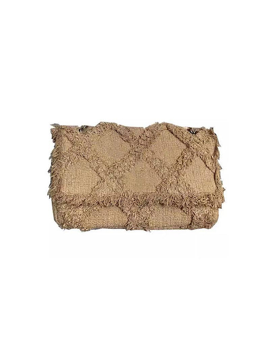 Canvas Envelope Flap Bag With Straps - BEYAZURA.COM