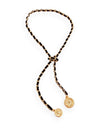 Coin Charmed Long Chain Necklace - BEYAZURA.COM