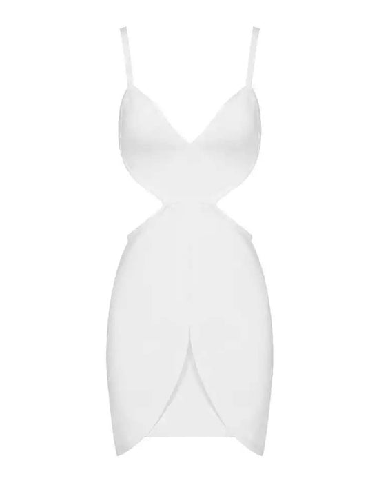 Cutout Mini Bodycon Dress - BEYAZURA.COM