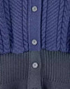 Denim Knit Button Down Shirt - BEYAZURA.COM