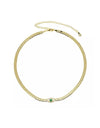 Evil Eye Charm Golden Chain Necklace - BEYAZURA.COM
