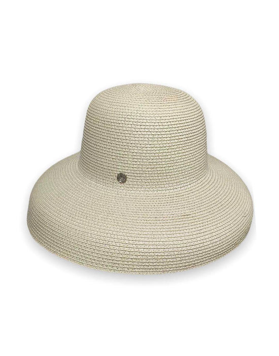 Foldable Wide Brim Straw Hat - BEYAZURA.COM