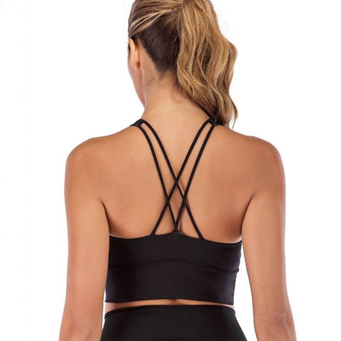 High Waisted Leggings Crop Bra Top Two Piece Fitness Set - BEYAZURA.COM