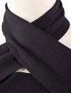 Knit Halter Neck Sweater Top - BEYAZURA.COM
