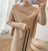 Knit Midi Dress Pullover Two Piece Set - BEYAZURA.COM