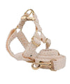 Lace Gold Dog Pet Harness And Leash - BEYAZURA.COM