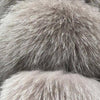 Long Fox Fur Vest With Hoodie - BEYAZURA.COM