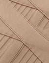 Long Sleeve Slim Bandage Dress - BEYAZURA.COM