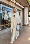 Mohair Faux Mink Cashmere Oversized Cardigan In Black - BEYAZURA.COM