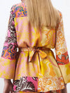 Multi Print Kimono Top - BEYAZURA.COM