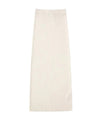 Off White Knitted Long Skirt Top Set - BEYAZURA.COM