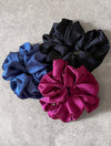 Oversized Scrunchie Set Of Three - BEYAZURA.COM