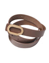 PU Leather Casual Buckled Belt - BEYAZURA.COM