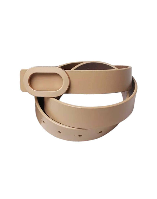 PU Leather Casual Buckled Belt - BEYAZURA.COM