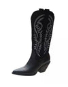 PU Leather Cowboy Boots - BEYAZURA.COM