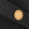 Satin Cropped Gold Buttoned Bra Top - BEYAZURA.COM
