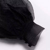 Sheer Lantern Sleeve Blouse in Black - BEYAZURA.COM