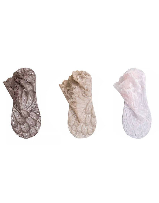 Sheer Low Cut Lace Socks - BEYAZURA.COM