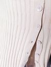 Side Slit Skirt Crop Top Coord Knit Set - BEYAZURA.COM