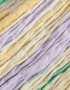 Stripe Knitted Multi Color Short Dress - BEYAZURA.COM