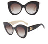 Thick Frame Cateye Sunglasses - BEYAZURA.COM