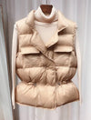 Ultra Light Down Waist Coat Vest - BEYAZURA.COM